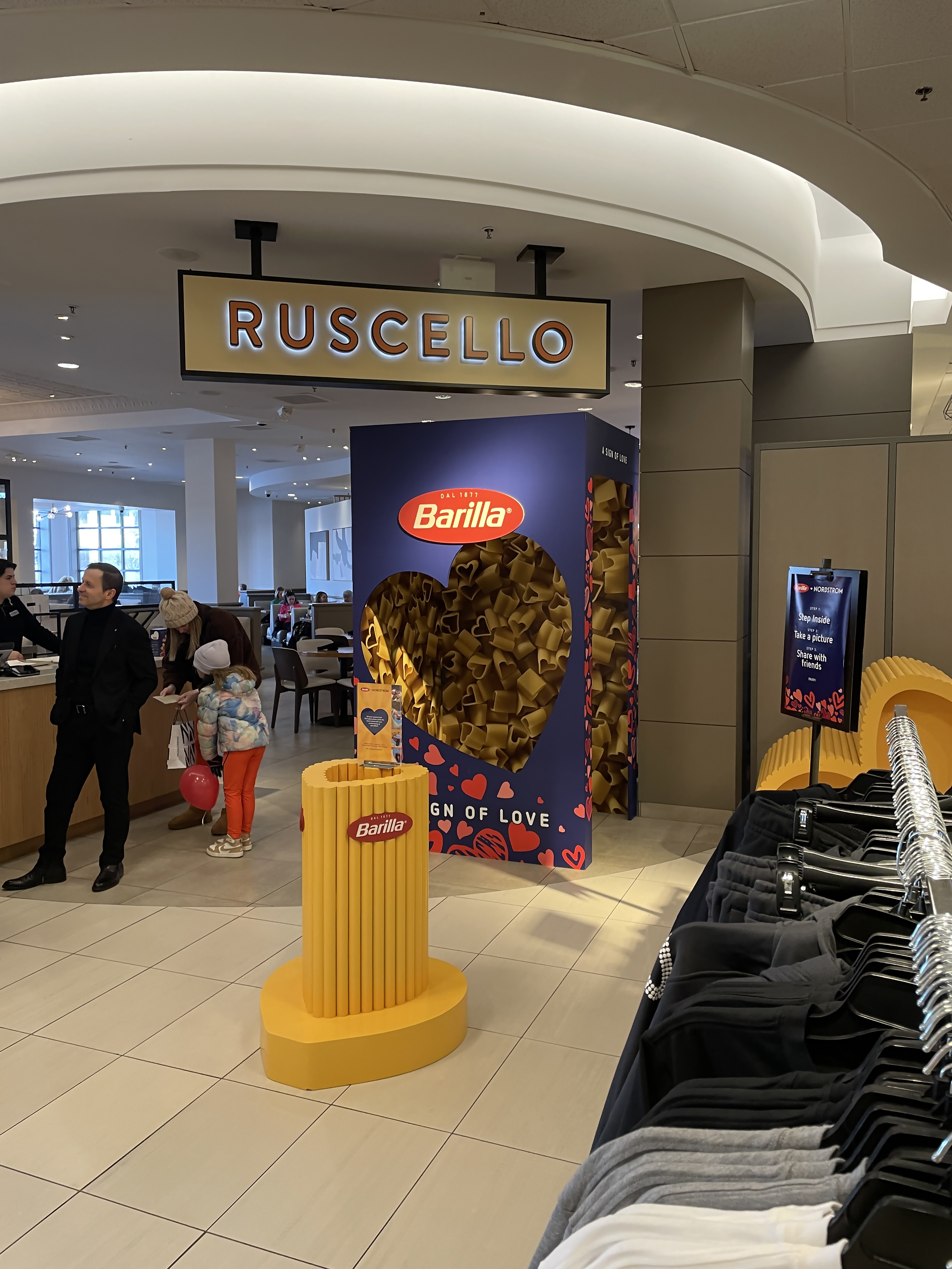 Barilla's 2025 'Sign of Love' Nordstrom Ruscello Takeover